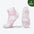 Tie-dye Wide non-binding Bamboo diabetic socks, seamless toe, air vent with cushion sole, 6 pairs