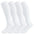 8-15mmHg Cotton Compression Socks 4Paris Knee High for Sports Travel Nurse
