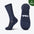 Mens Dress Moisture Wicking Bamboo Socks, 6 Pairs