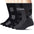 Bamboo Patterned Business Crew Socks Mens 6packs - md-diab