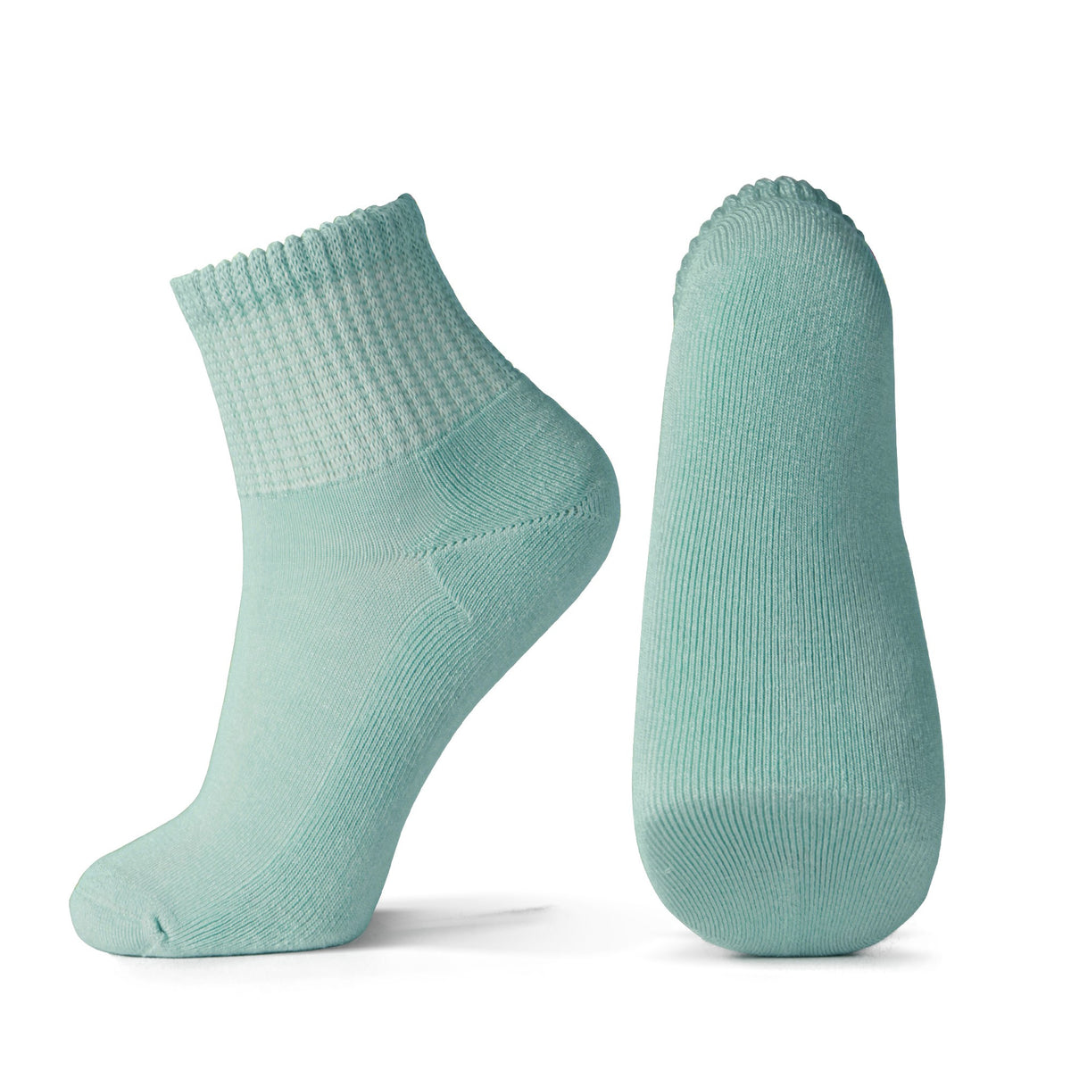 Non-Binding Bamboo Diabetic Socks Morandi Color Series IcyMorn