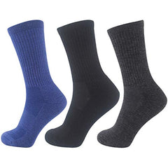 MD Merino Wool Thermal Winter Hiking Crew Socks Cushioned mix pack