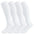 15-20mmHg Cotton Compression Socks 4Paris Knee High for Sports Travel Nurse