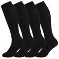 8-15mmHg Cotton Compression Socks 4Paris Knee High for Sports Travel Nurse