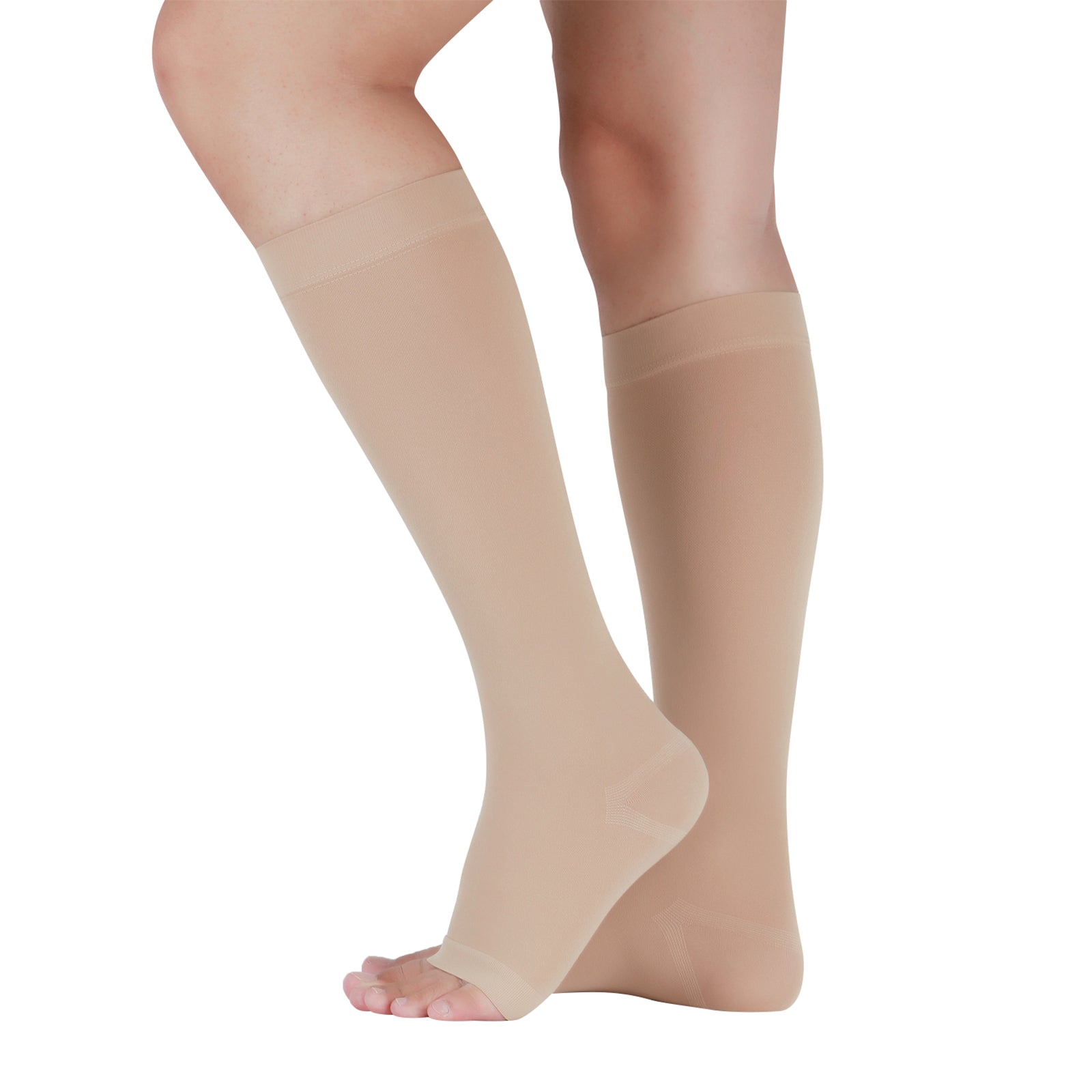 Open-Toe Compression Socks (FDA-listed)