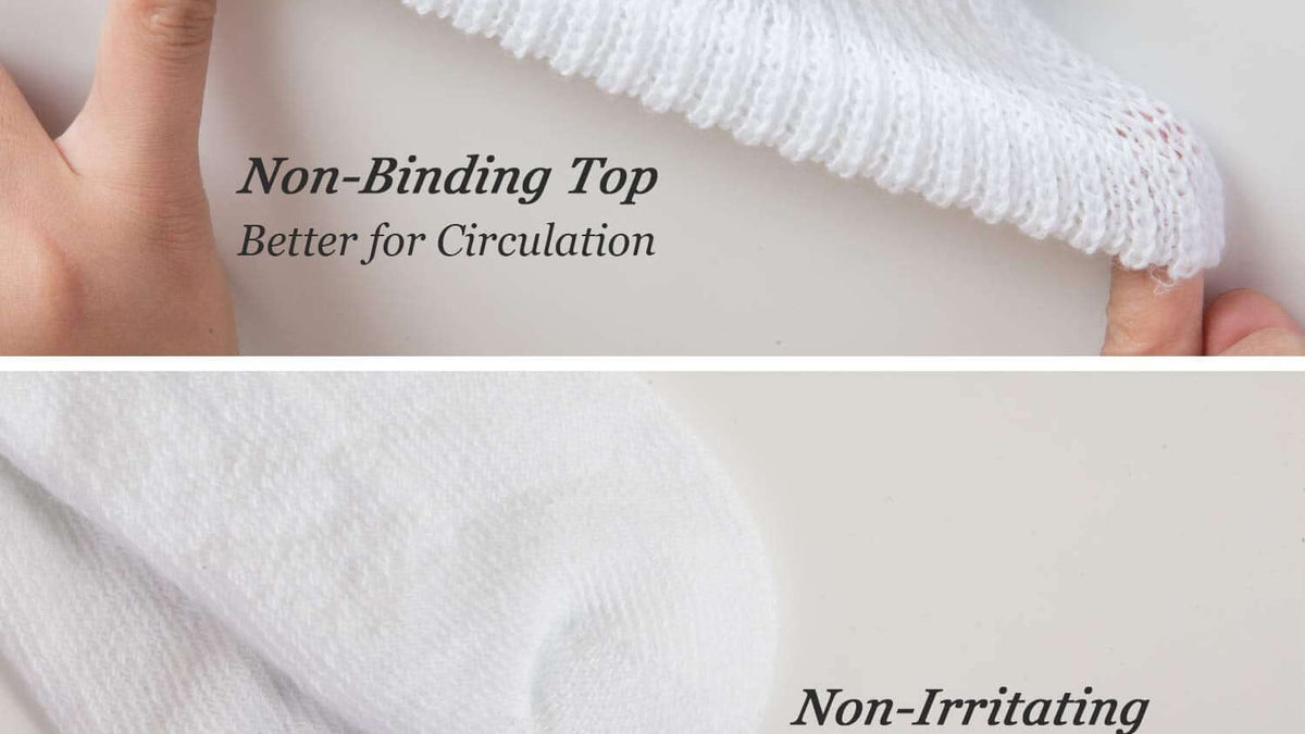 Ankle Socks Non Binding Top for Swollen Feet 6 Paris - md-diab