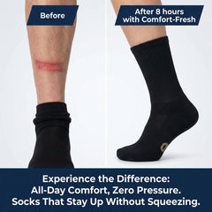 Mens Dress Moisture Wicking Bamboo Socks, 4 Pairs