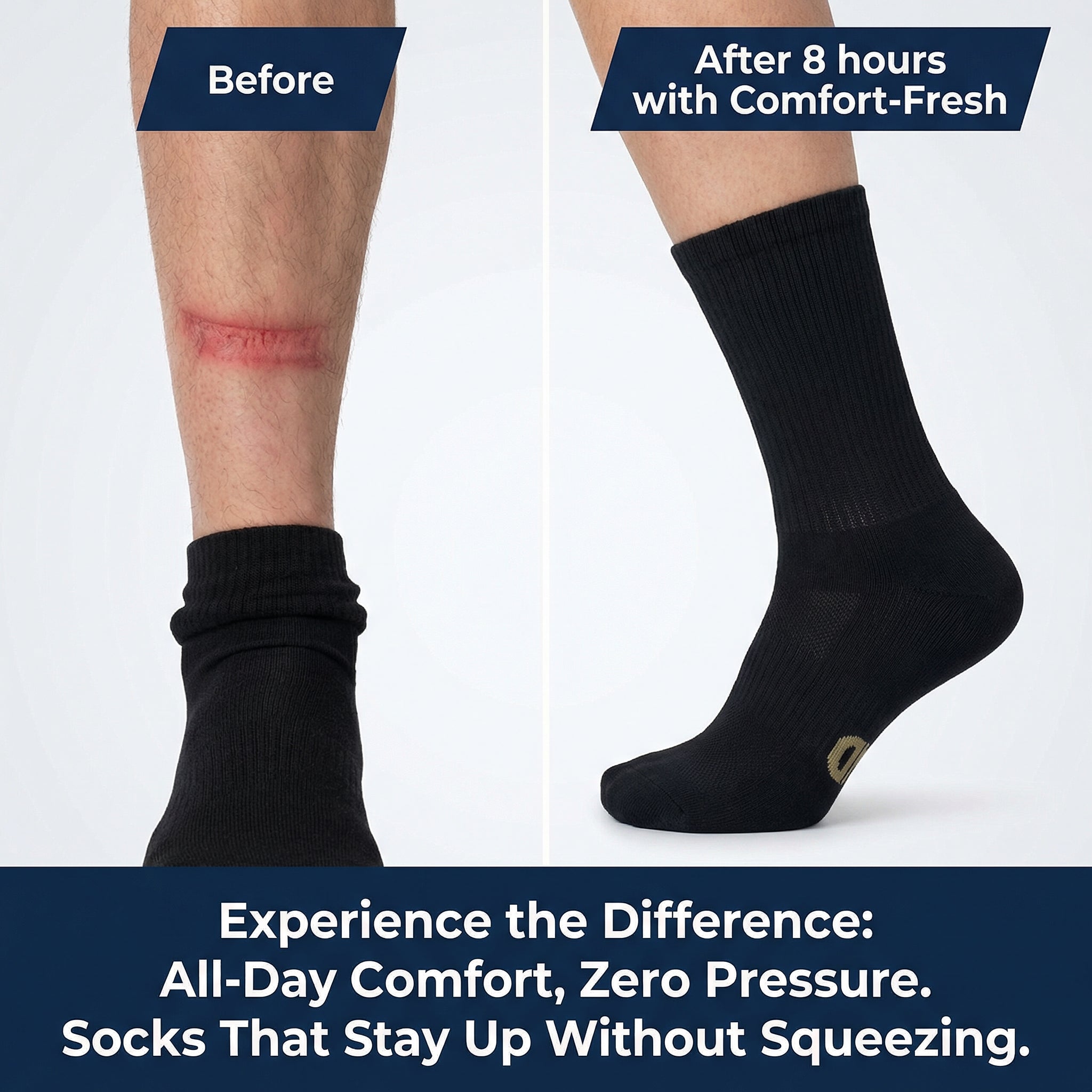 Bamboo Diabetic Crew Socks