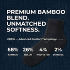 Non-Binding Bamboo Ankle — 20 Pairs, Stock Up