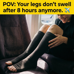 Open-Toe Compression Socks (FDA-listed)