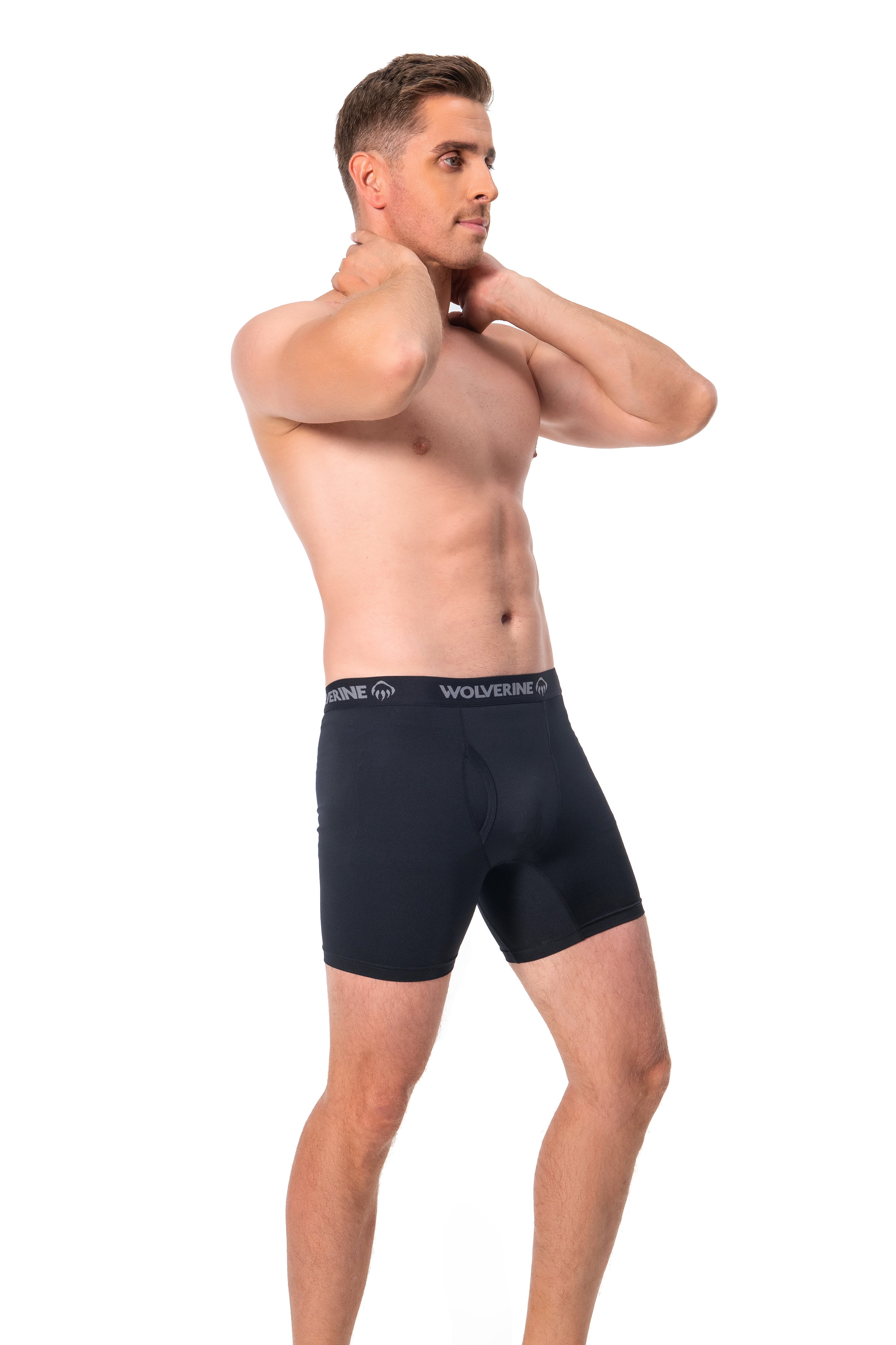 Men's Cropped Underwear - Rubber Banded Waistband