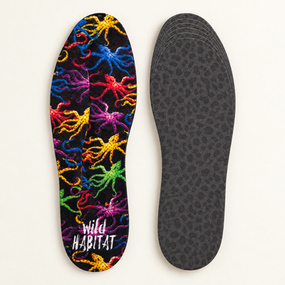 Octopus Wild Habitat printed insoles