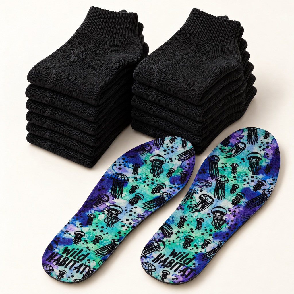 Wild Habitat × Comfort-Fresh Printed Insoles