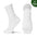 Breathable Cotton Diabetic Socks, with Seamless Toe and Cushion Sole 4 Pack