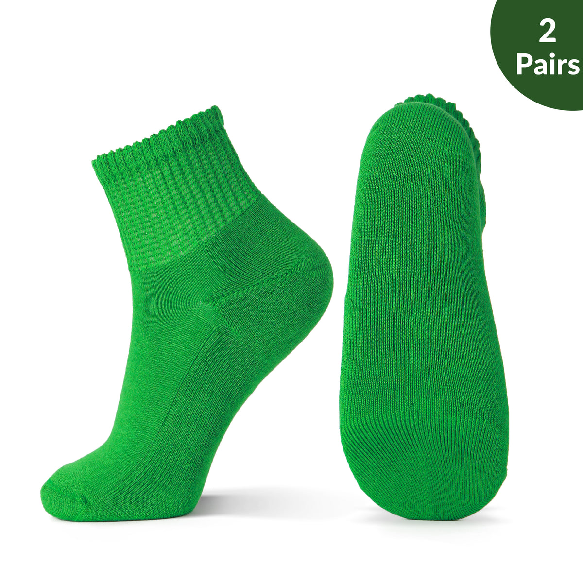 Non-Binding Bamboo Diabetic Socks Morandi Color Series 2Pairs
