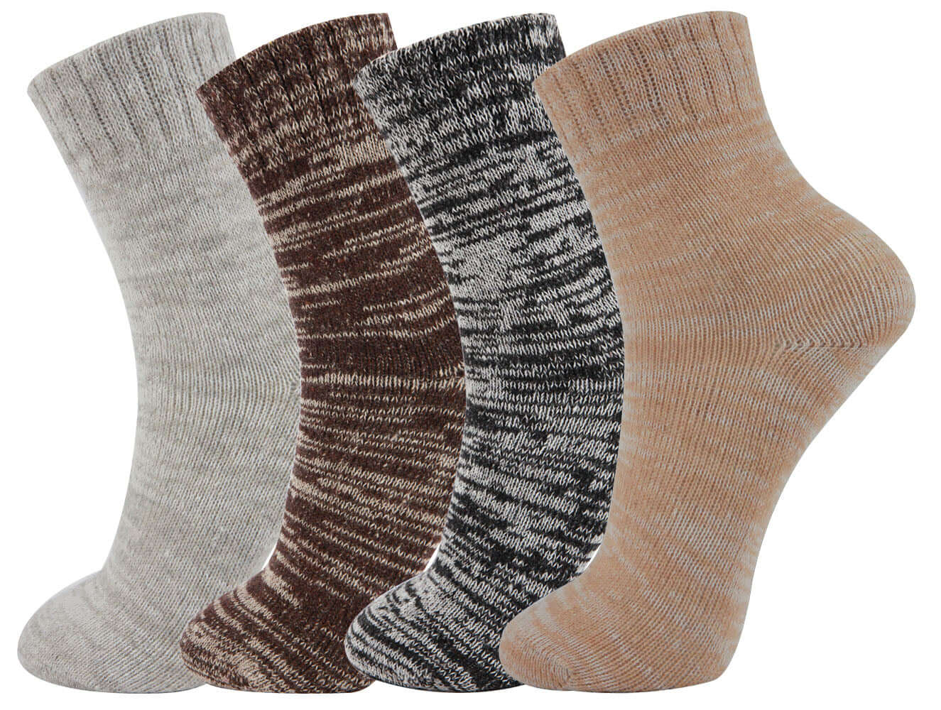 AAS Mixed Color Vintage Crew Socks Christmas 4Pack - Wool Socks - Comfort-fresh.com