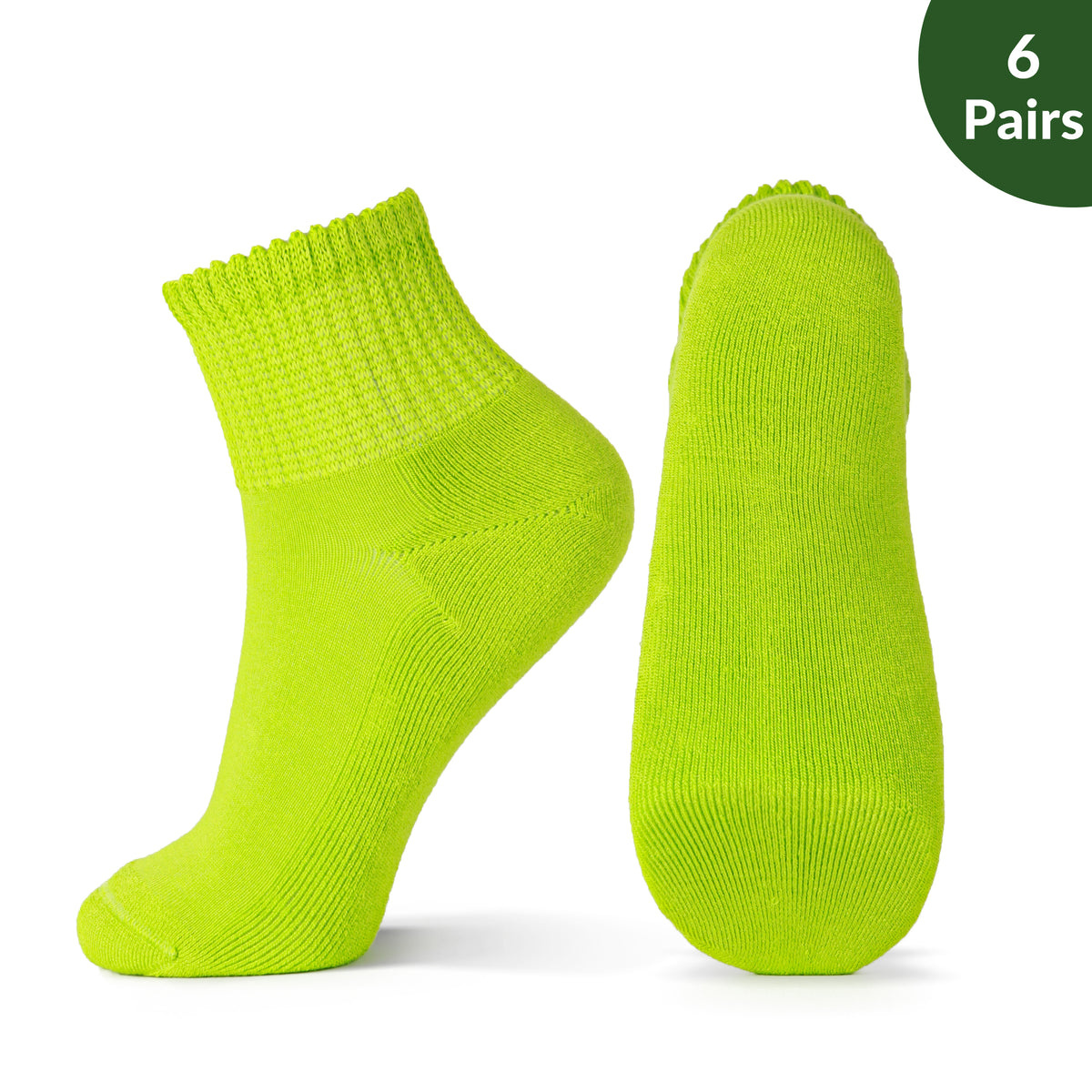 Non-Binding Bamboo Diabetic Socks Morandi Color Series 6Pairs