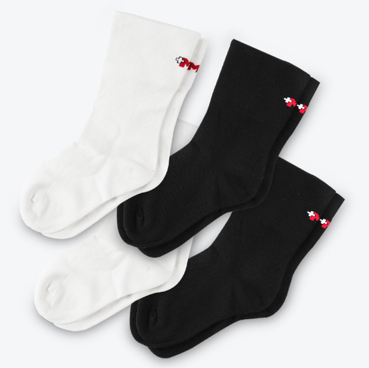 Cotton Crew Thin Socks, Ultimate comfort, 4 Pairs - md-diab