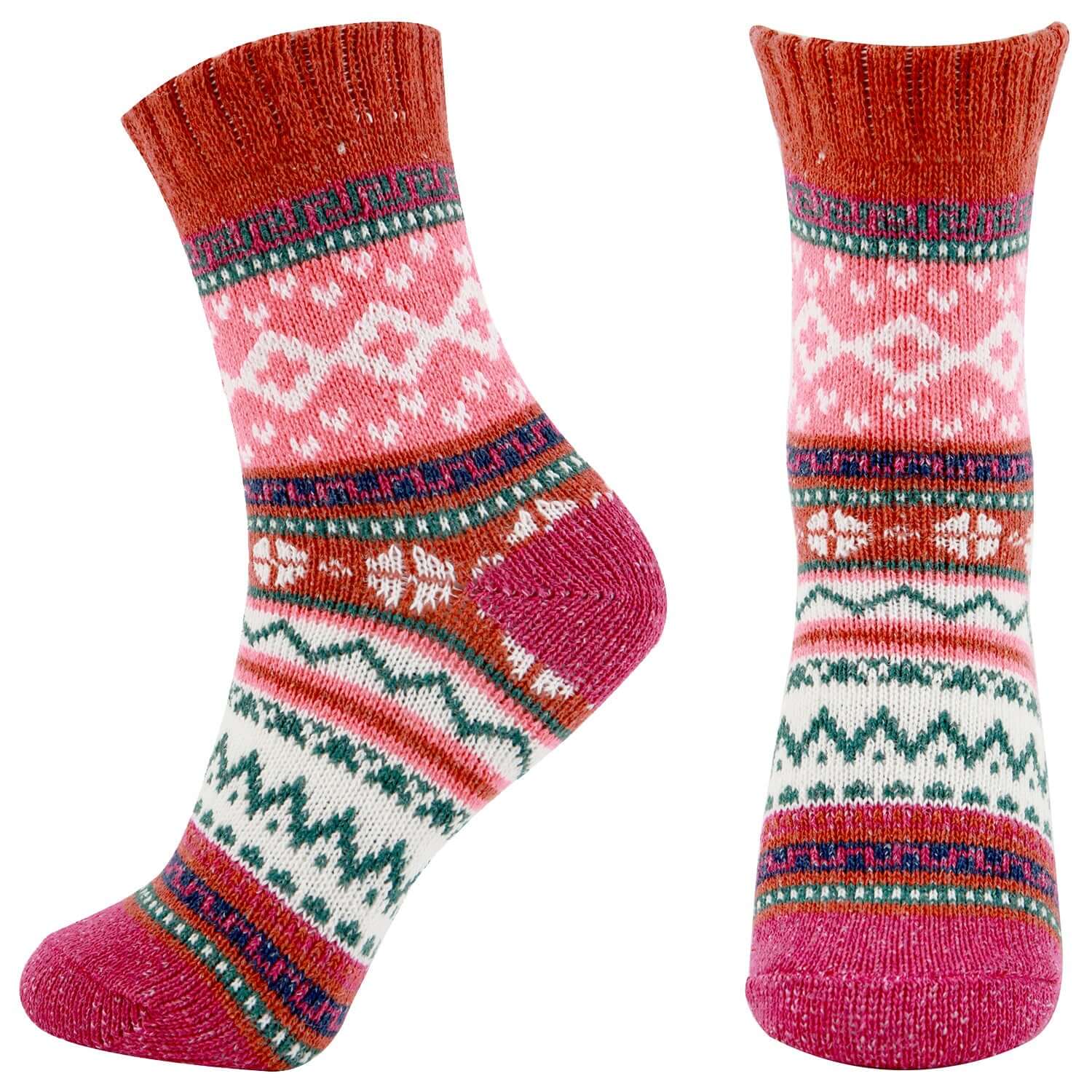 AAS Fun Colorful Wool Warm Knitting Socks Christmas - Wool Socks - Comfort-fresh.com