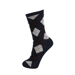 Design Bamboo Crew Argyle Dress Socks Cushioned, 6 Pairs - md-diab