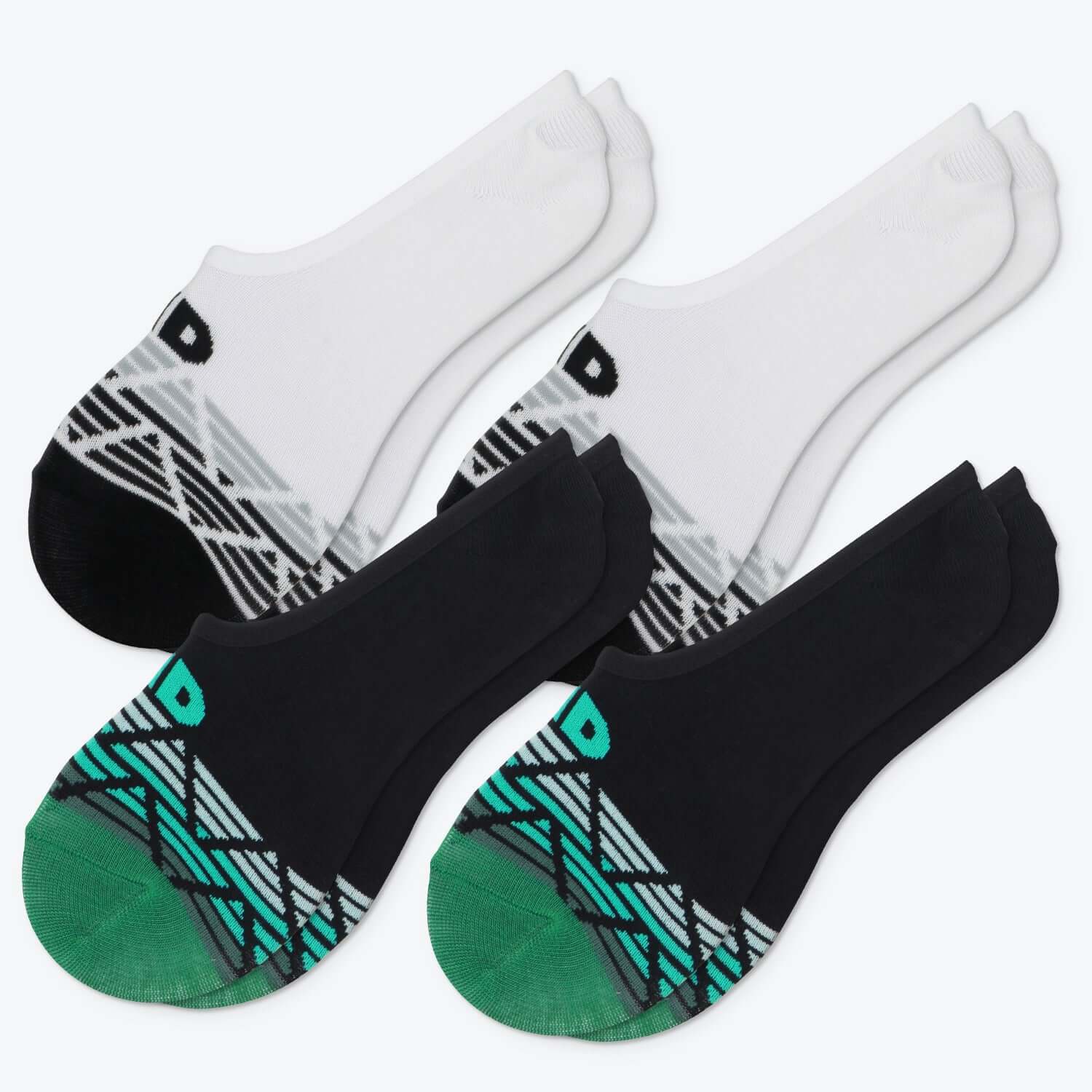 Modern Line, Bamboo No Show Liner Socks Non Slip, 4 Pairs - md-diab