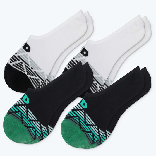 Modern Line, Bamboo No Show Liner Socks Non Slip, 4 Pairs - md-diab