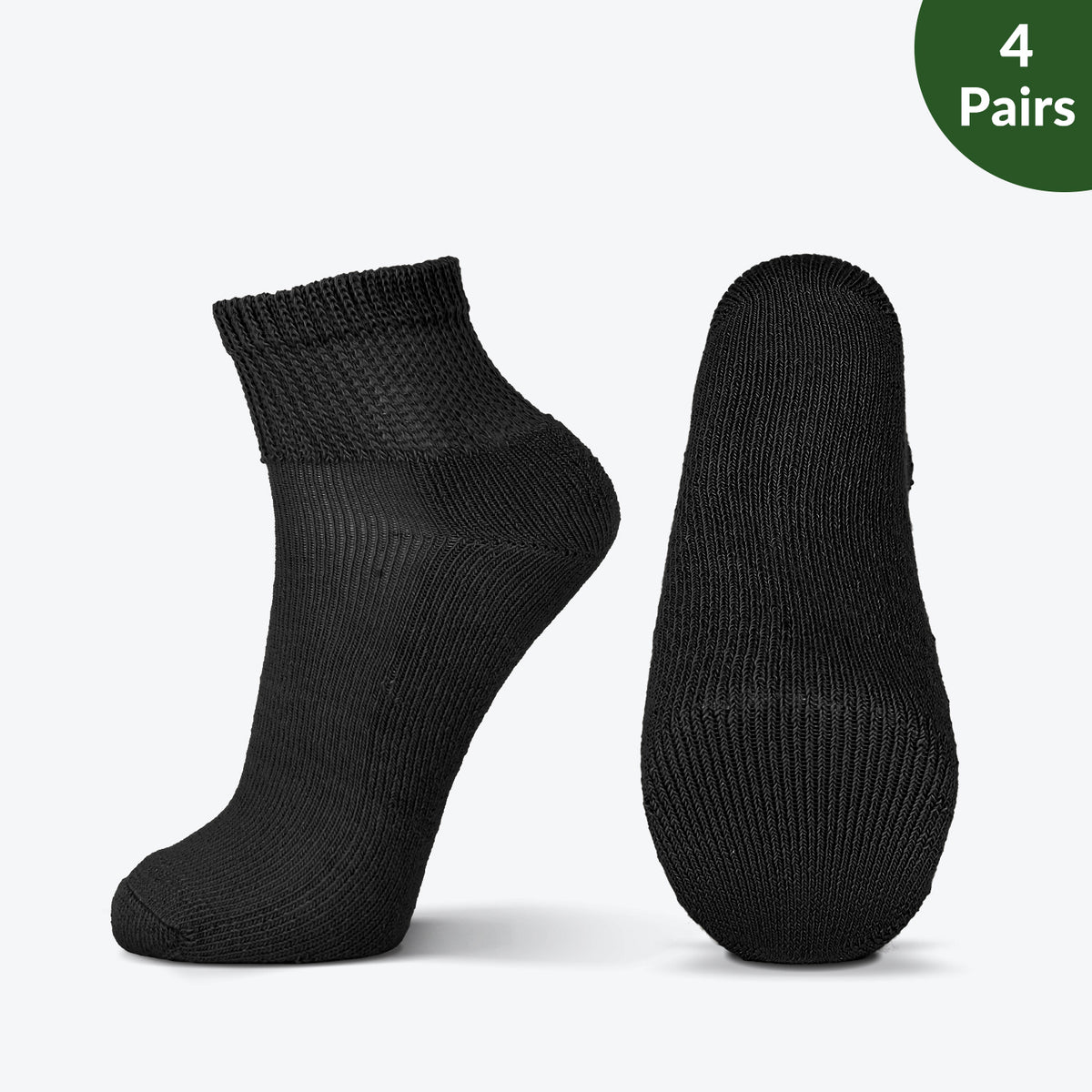 Ankle Socks Non Binding Top for Swollen Feet 4 Paris