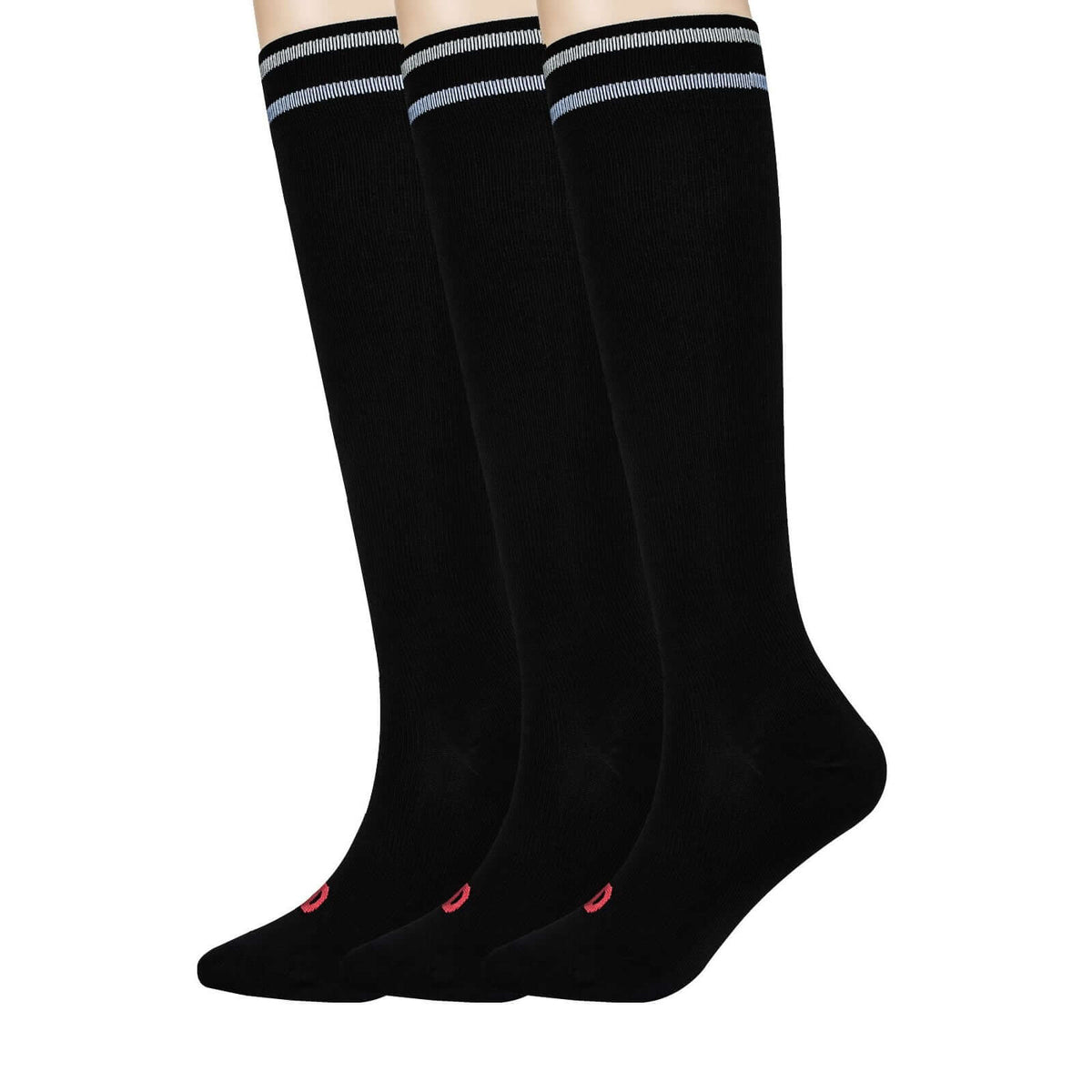 Classic design Knee High, graduated mild compression 8-15 mmHg 3pairs - md-diab