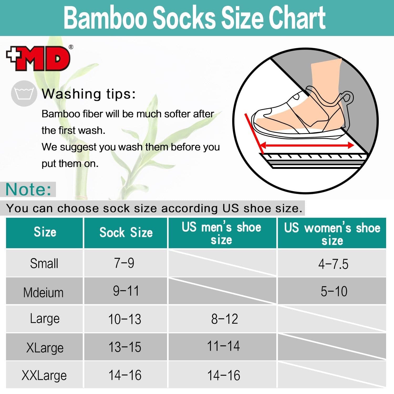 Design Bamboo Crew Argyle Dress Socks Cushioned, 6 Pairs - md-diab
