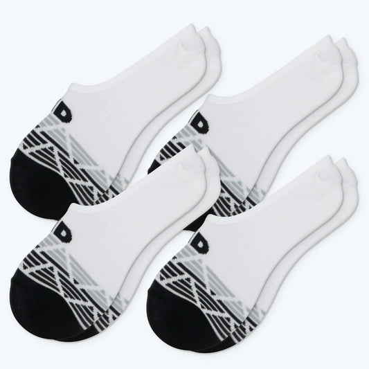 Modern Line, Bamboo No Show Liner Socks Non Slip, 4 Pairs - md-diab