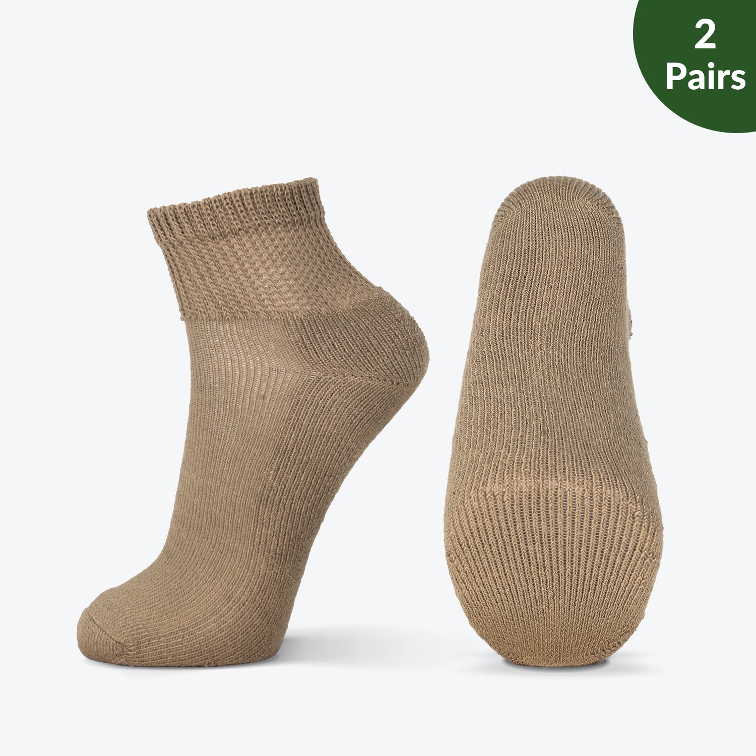 Ankle Socks Non Binding Top for Swollen Feet 4 Pair Pack