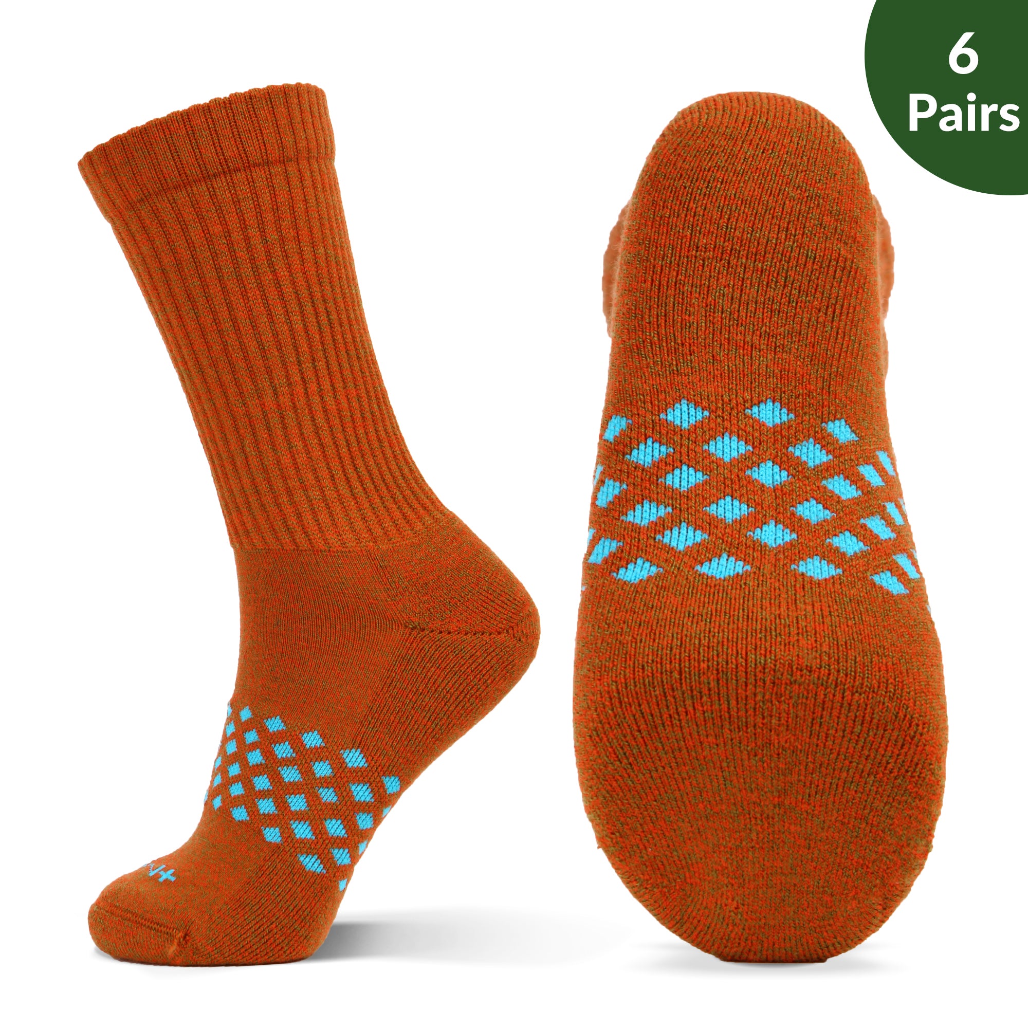 Merino Wool Seamless Toe Socks 6Pairs