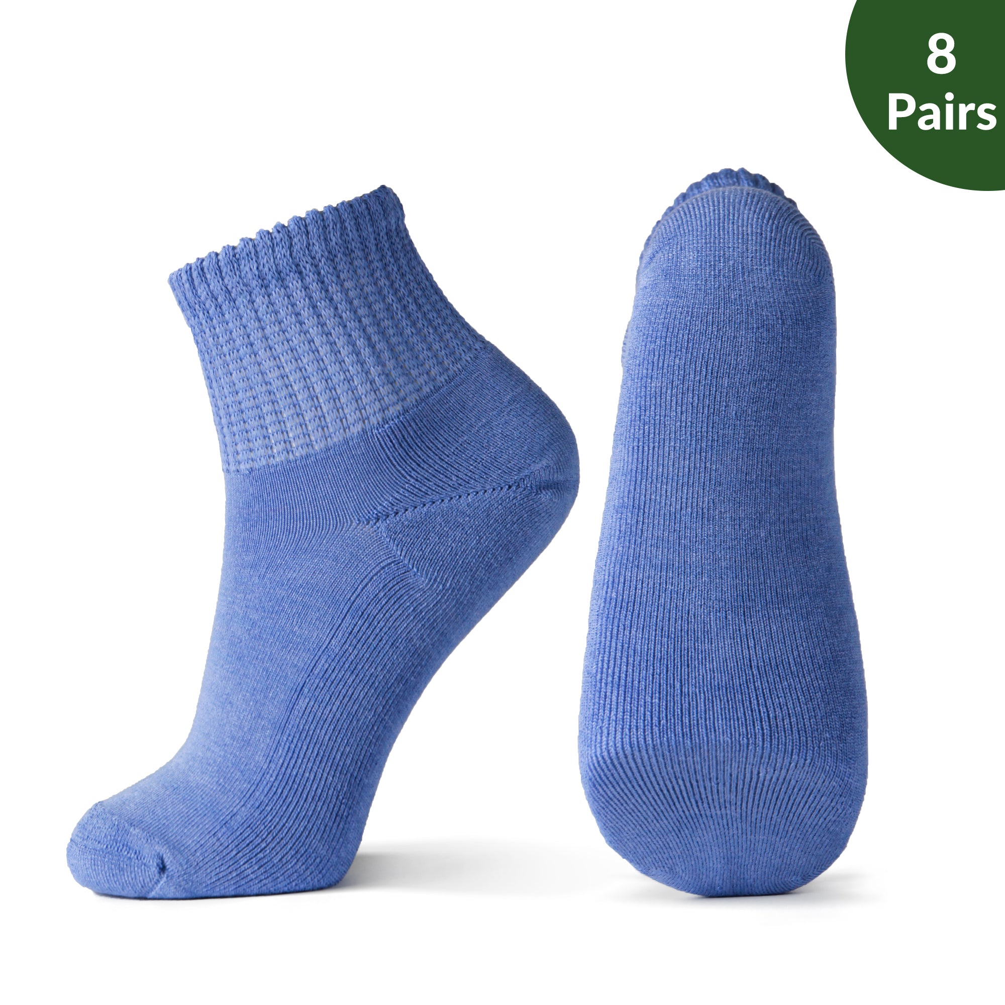 Non-Binding Bamboo Diabetic Socks Morandi Color Series 8Pairs