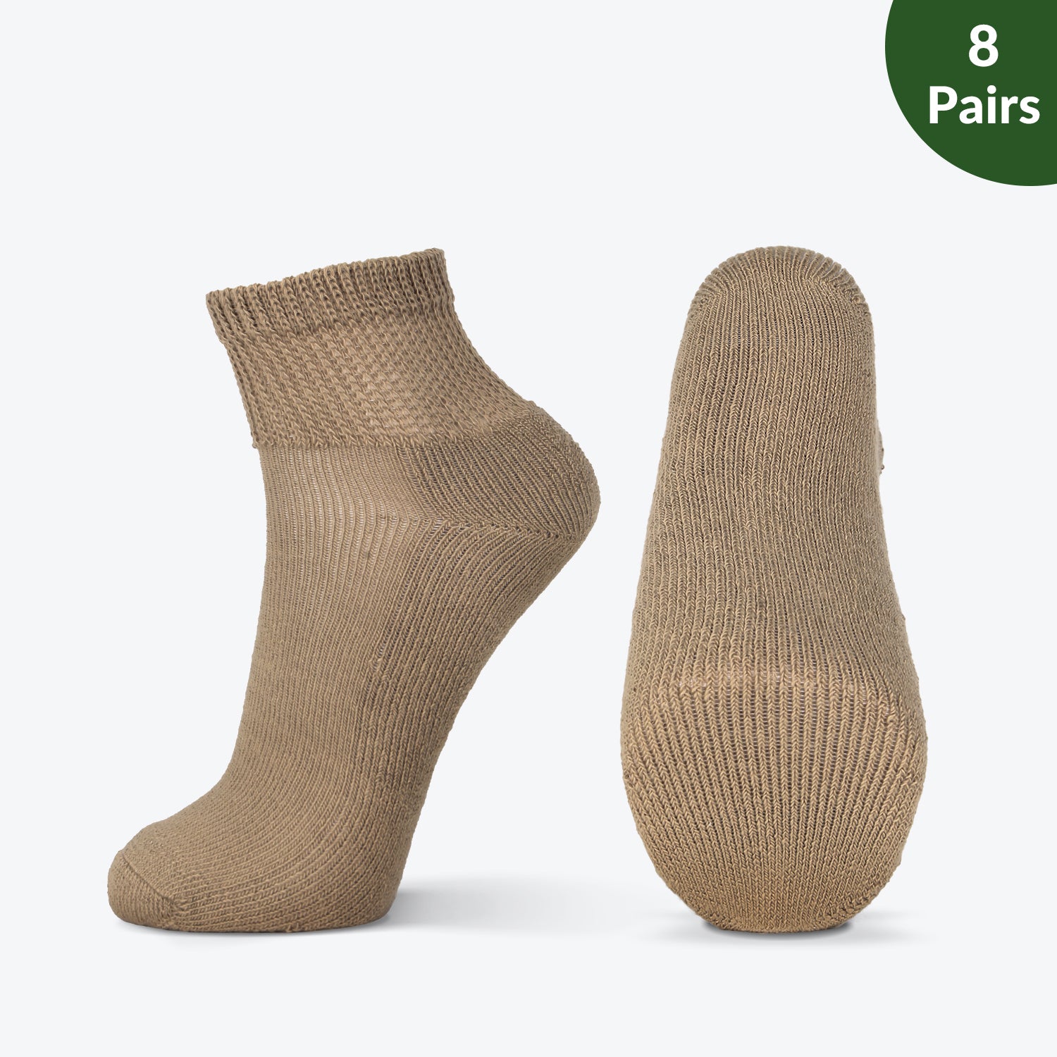 Diabetic Ankle Socks for Men & Women | 6 Pairs Wide Non Binding Socks  Quarter Length | Edema Neuropathy Socks : : Health & Personal Care