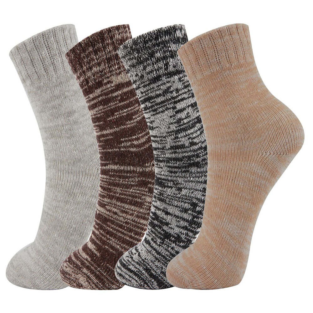 AAS Mixed Color Vintage Crew Socks Christmas 4Pack - Wool Socks - Comfort-fresh.com