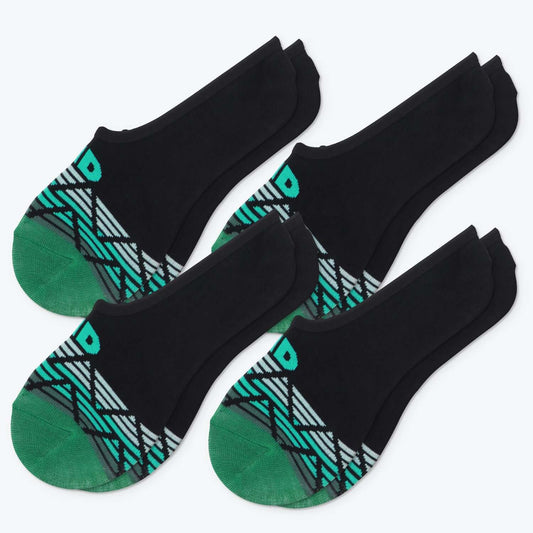 Modern Line, Bamboo No Show Liner Socks Non Slip, 4 Pairs - md-diab
