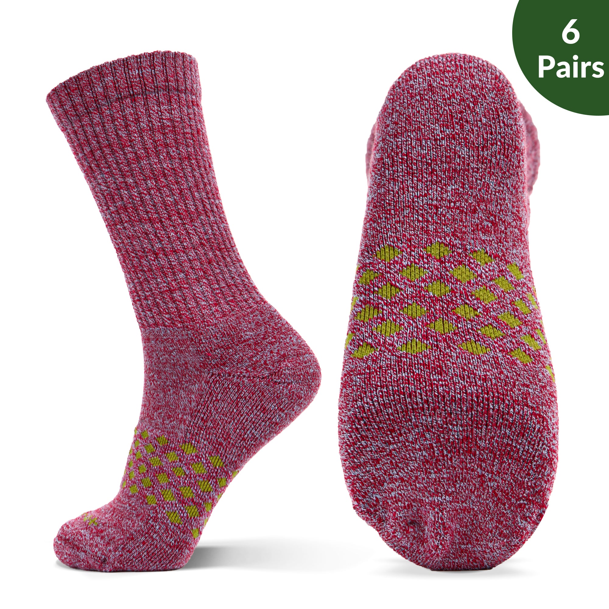 Merino Wool Seamless Toe Socks 6Pairs