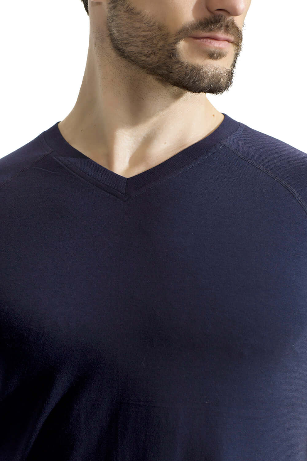 Mens Sport Cotton V-neck Tshirt - md-diab