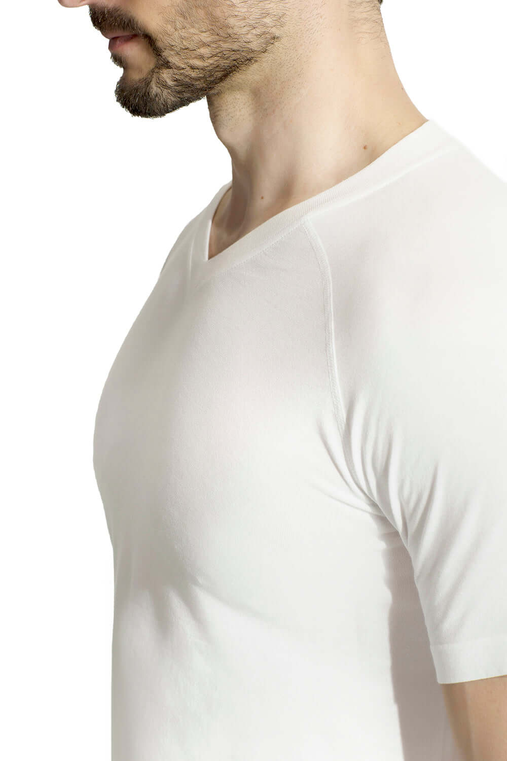 Mens Sport Cotton V-neck Tshirt - md-diab