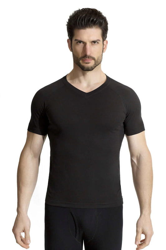 Mens Sport Cotton V-neck Tshirt - md-diab