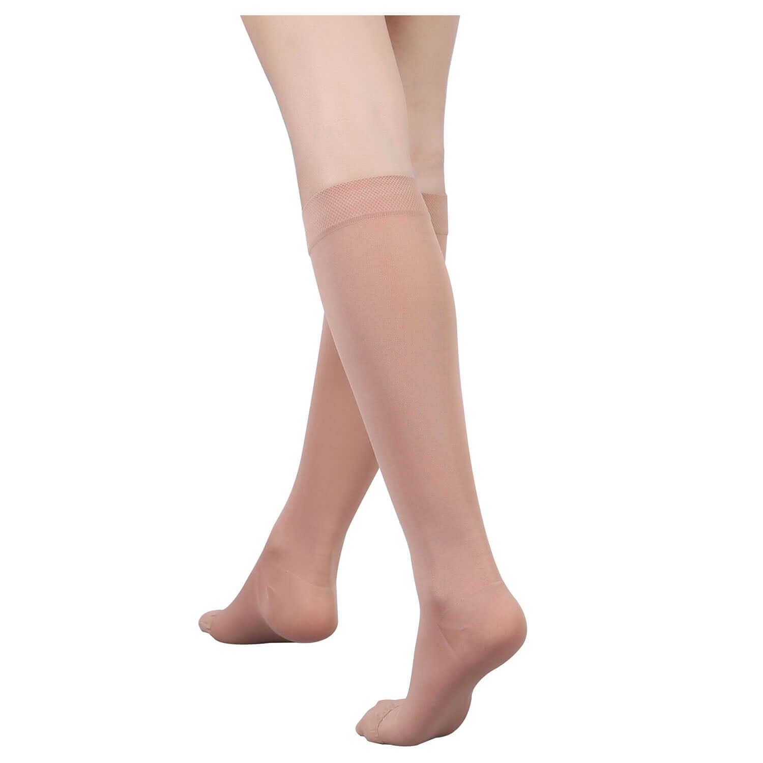 Medical Compression Socks Microfiber Graduated 15-20 mmHg Knee High 1 Pack - md-diab