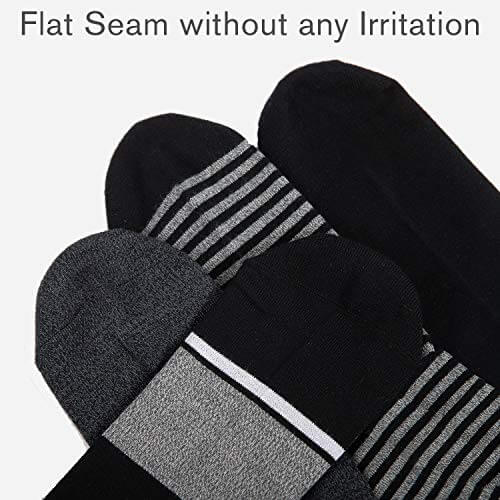 Bamboo Patterned Business Crew Socks Mens 6packs - md-diab