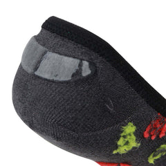 Shredded Flowers, Bamboo No Show Liner Socks Non Slip, 4 Pairs - md-diab