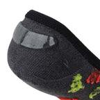 Shredded Flowers, Bamboo No Show Liner Socks Non Slip, 4 Pairs - md-diab