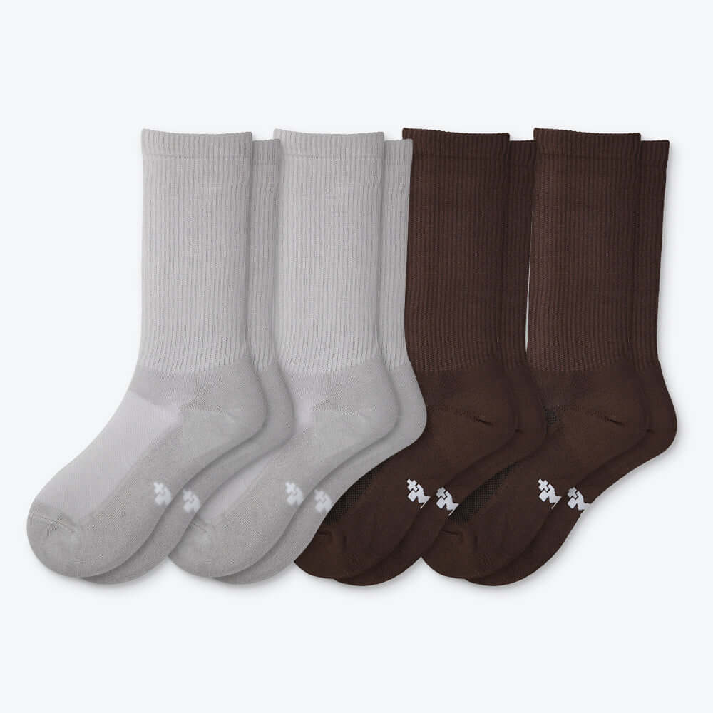 Mens Dress Moisture Wicking Bamboo Socks, 4 Pairs - md-diab