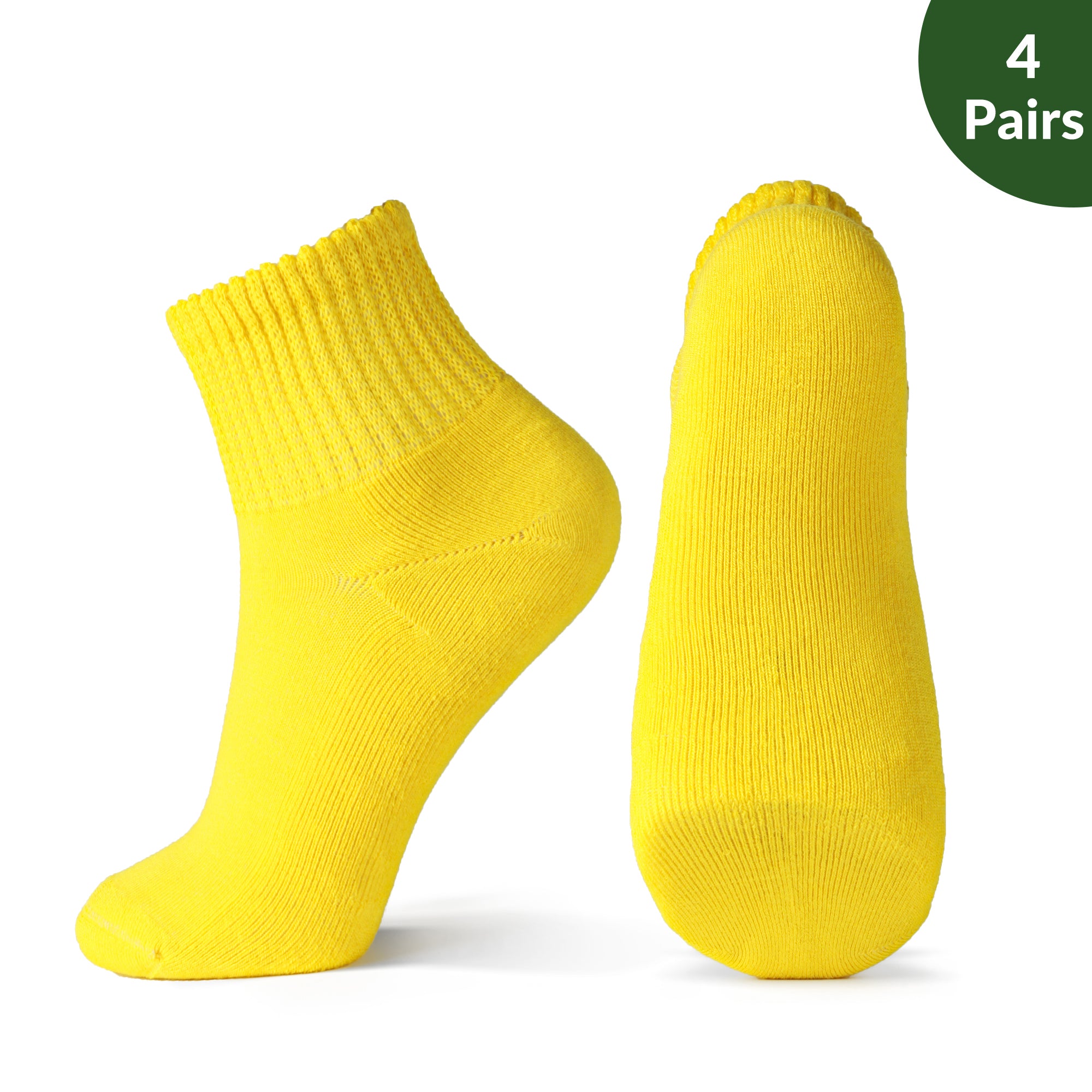 Non-Binding Bamboo Diabetic Socks Morandi Color Series 4Pairs
