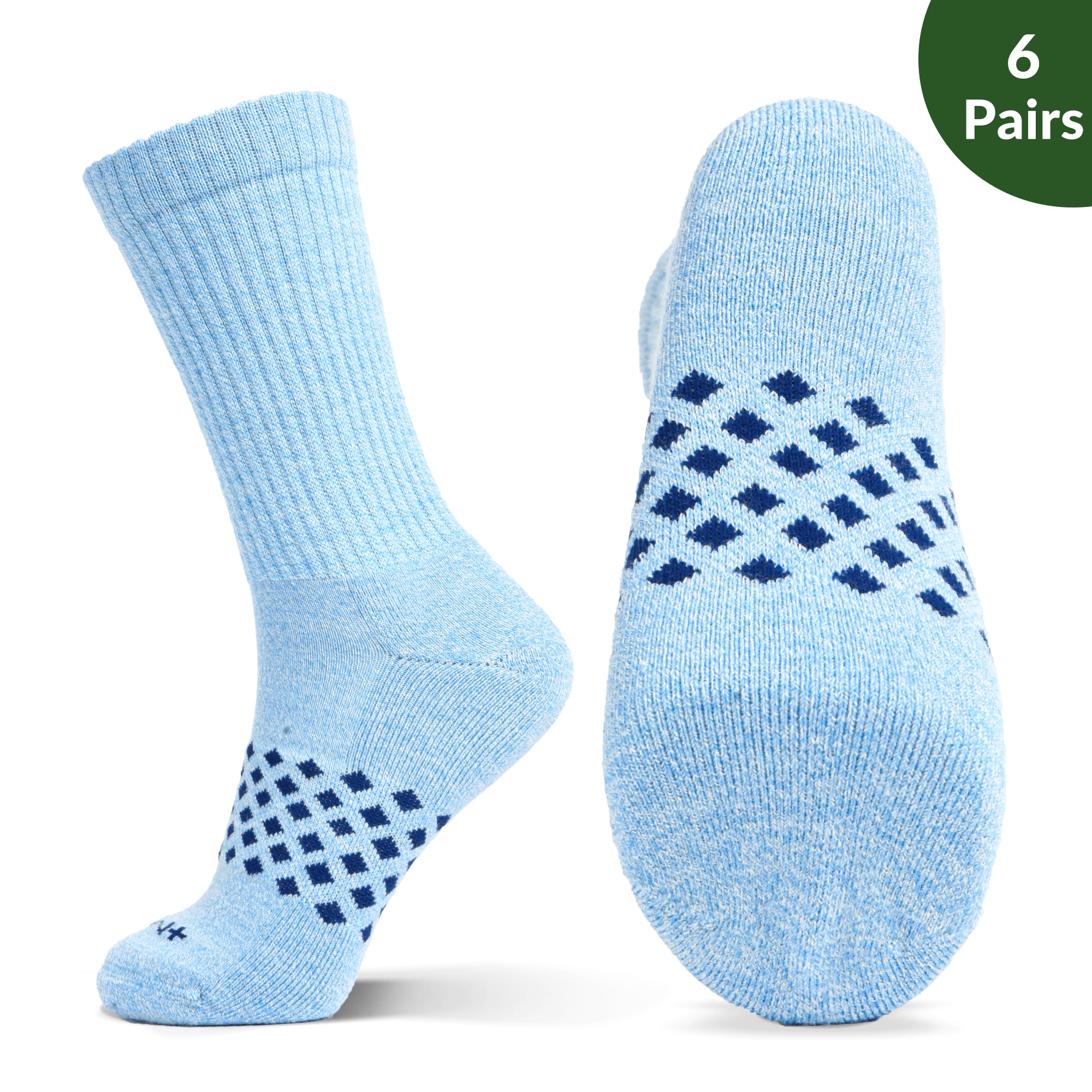 Merino Wool Seamless Toe Socks 6Pairs