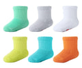 Comfort-Fresh 6pack 0-6 Months Baby Bamboo Colorful Socks - md-diab