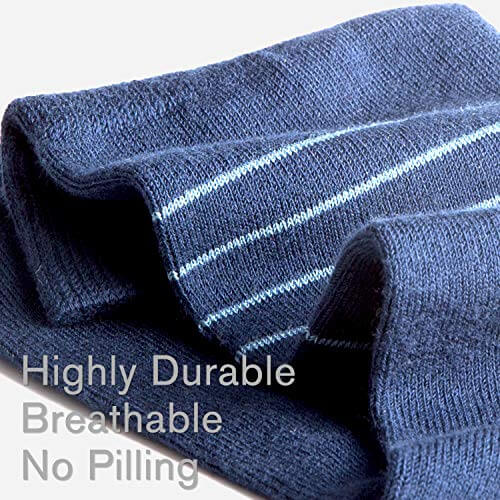 Bamboo Patterned Business Crew Socks Mens 6packs - md-diab