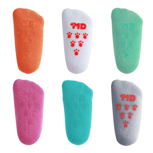 Comfort-Fresh 6pack 6-18 Months Baby Bamboo Colorful Socks - md-diab